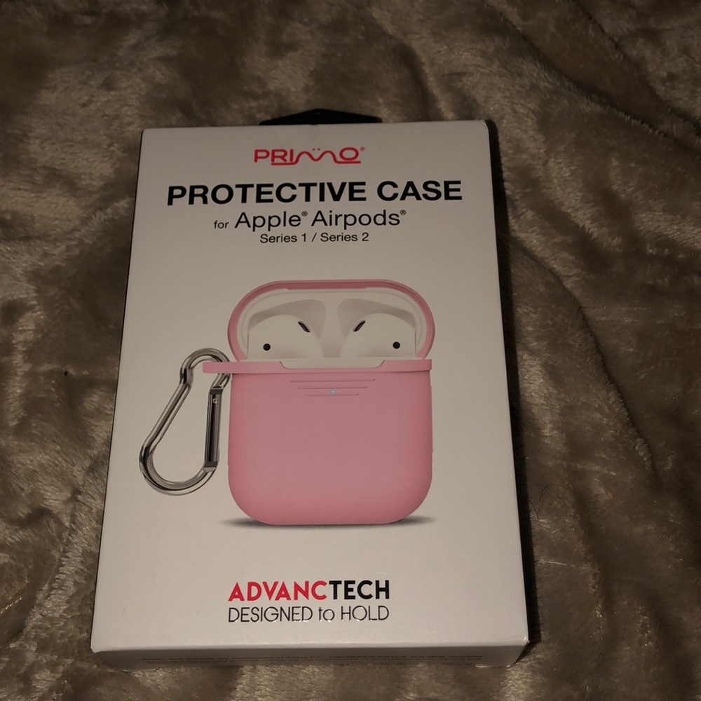 New Primo Pink Apple AirPods Case for Series 1 & 2